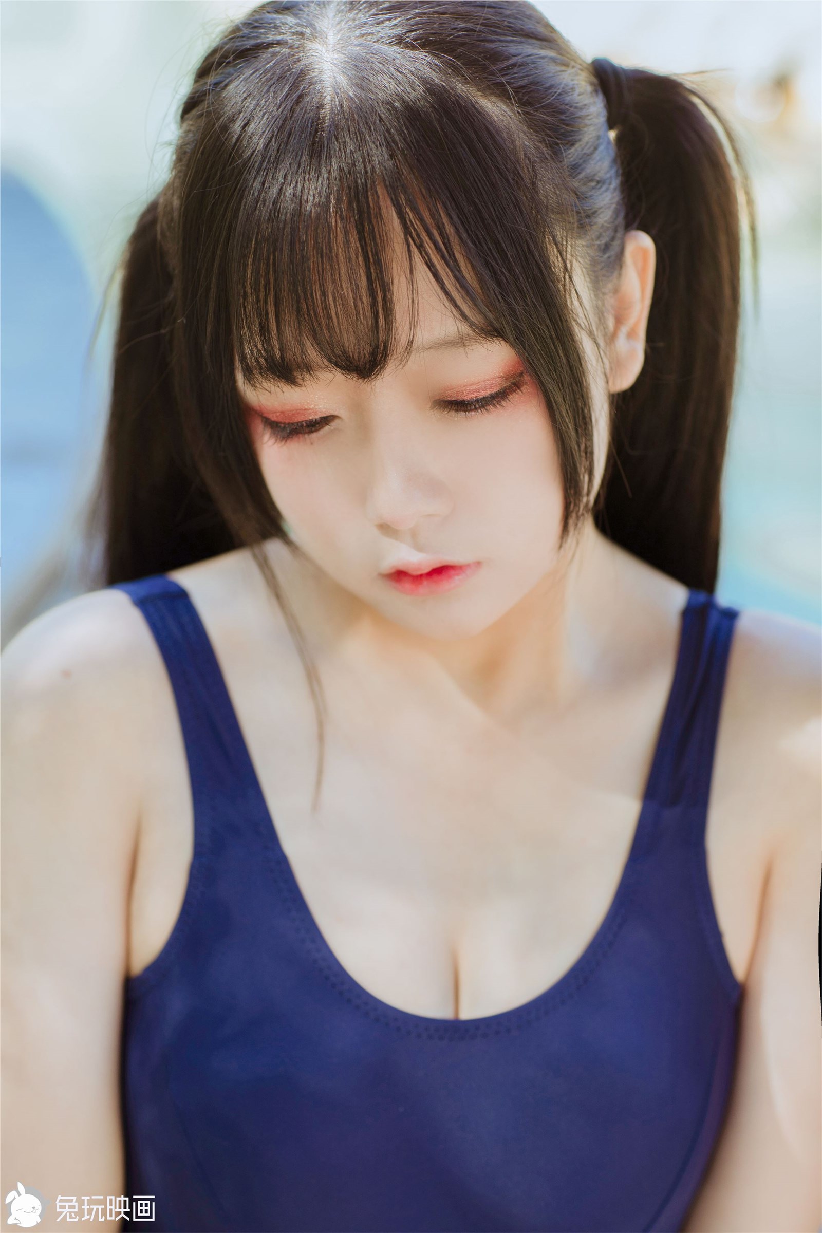 Rabbit play picture summer swimsuit vol.044 spa bath(8)